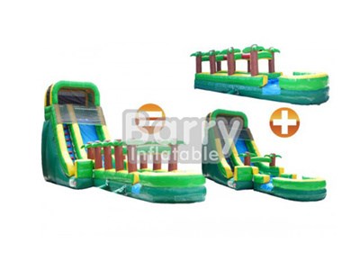 Jungle Inflatable Wet or Dry Slide With Factory Price BY-WDS-003